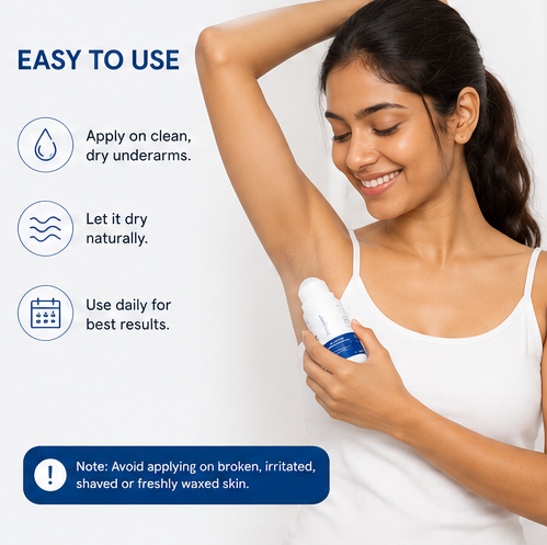 Be Bodywise 4% AHA BHA Underarm Roll-On for Even Tone Skin, 2% Lactic, 1% Mandelic and 1% Salicylic Acid, Controls Odour & Reduces Pigmentation, 0% Alcohol & 0% Aluminium, Flora Fragrance, 50ml