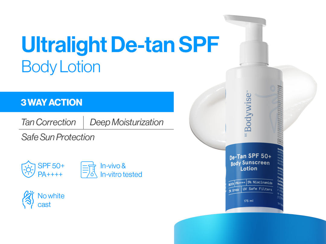 De-Tan SPF 50+ Body Sunscreen Lotion