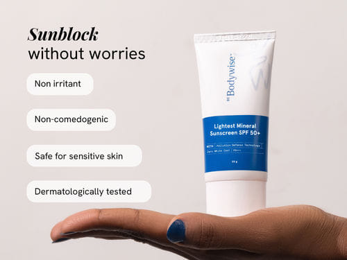 Lightest Mineral Sunscreen SPF 50+